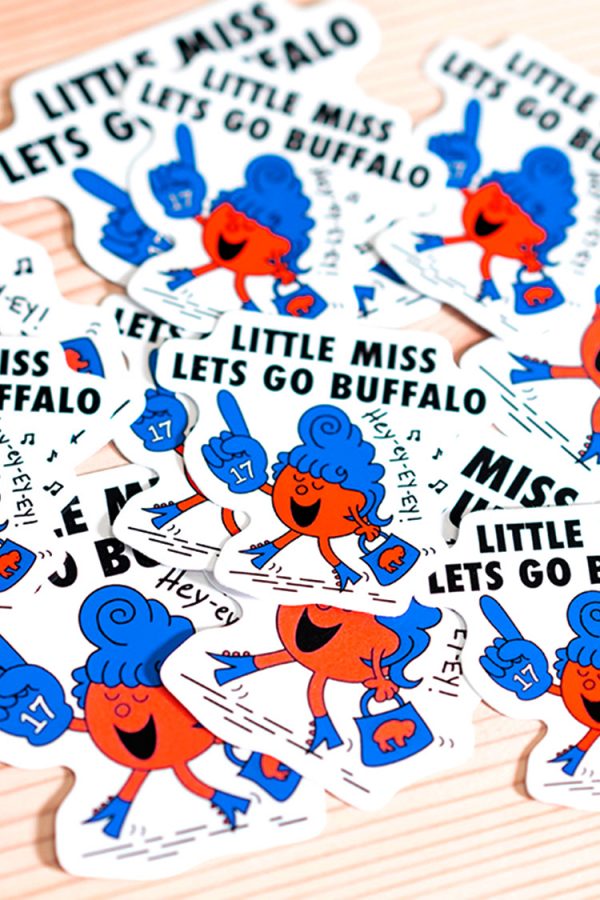 Little Miss Let's Go Buffalo! Sticker