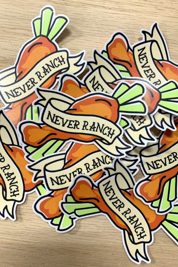 Buffalo Eats Never Ranch Sticker