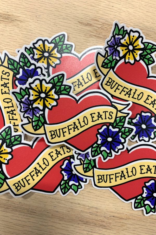 Buffalo Eats Logo Sticker
