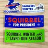 Squirrel Pack With Bonus Sticker