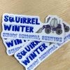 Squirrel Winter Sticker
