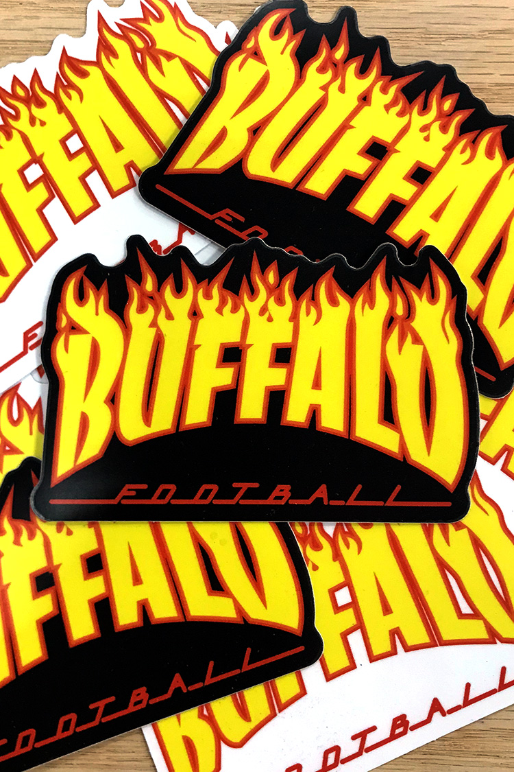 Buffalo Football Sticker