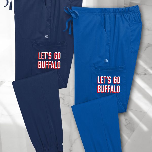 Let's Go Buffalo Nurse Joggers